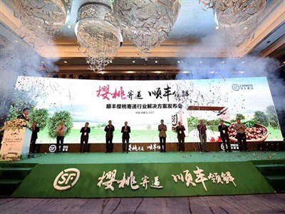 成都順豐櫻桃發(fā)布會