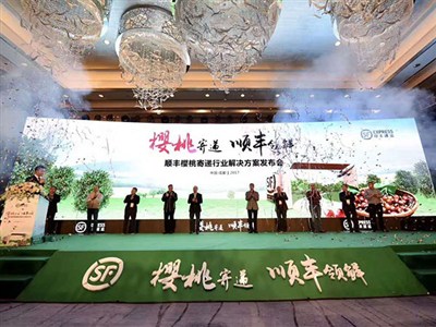 成都順豐櫻桃發布會