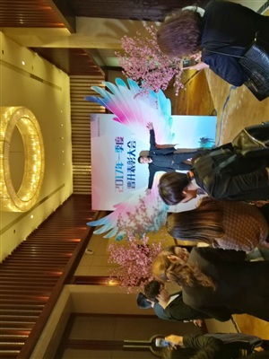 大會簽到，個人秀，瘋狂拍照的平安人